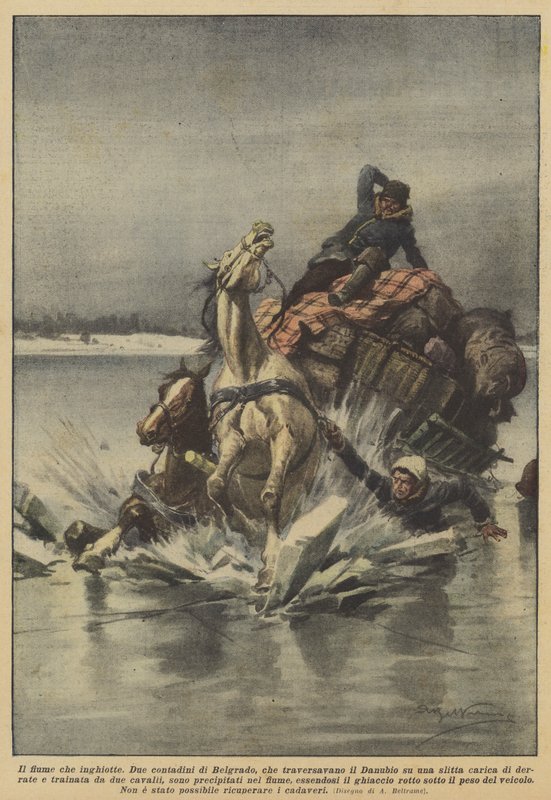 Floden der sluger af Achille Beltrame