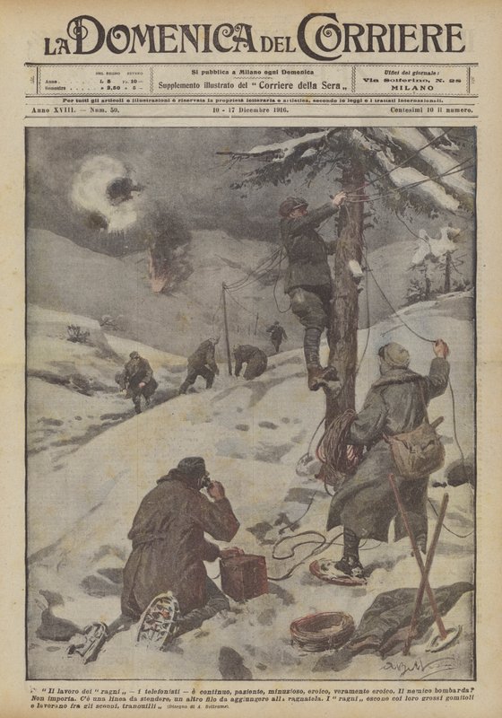 Edderkoppers arbejde af Achille Beltrame