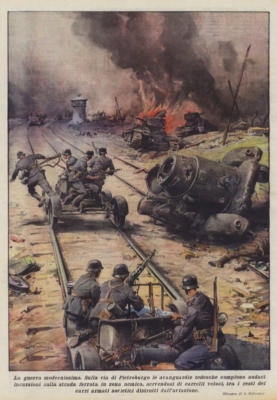 Den meget moderne krig af Achille Beltrame