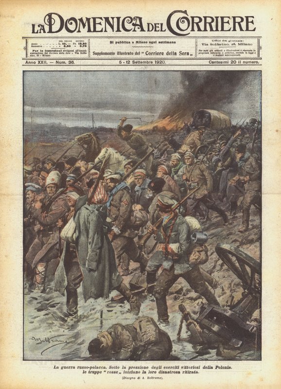 Den russisk-polske krig af Achille Beltrame