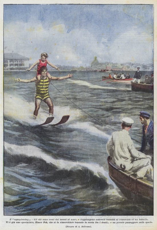 Laquaplaning af Achille Beltrame