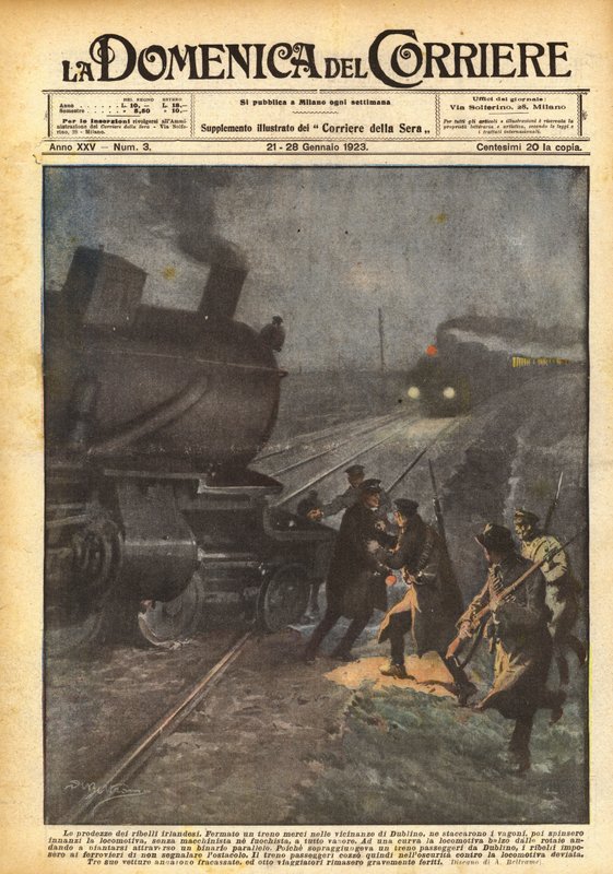 De irske oprørers bedrifter af Achille Beltrame