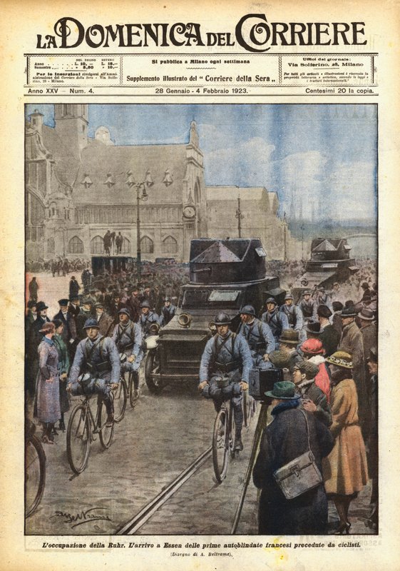 Besættelse af Ruhr af Achille Beltrame