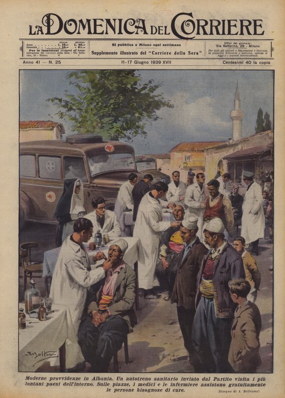 Moderne forsyn i Albanien af Achille Beltrame