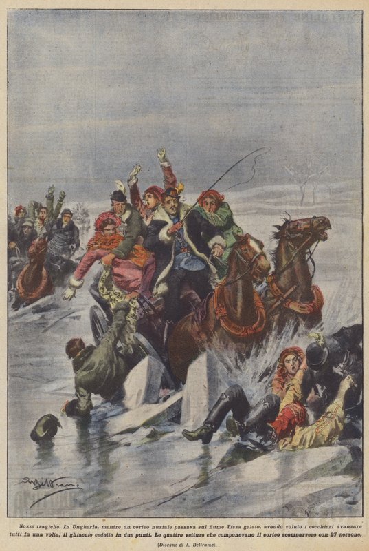 Tragisk bryllup af Achille Beltrame