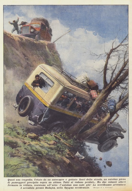 Næsten en tragedie af Achille Beltrame
