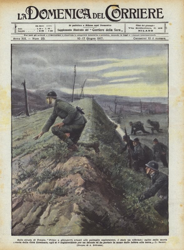 På vej til Trieste af Achille Beltrame