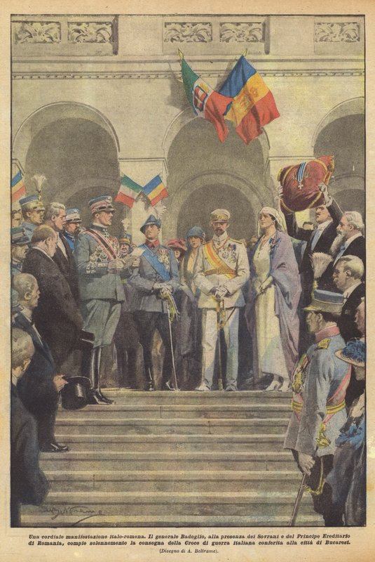 En hyggelig italiensk-rumænsk begivenhed af Achille Beltrame