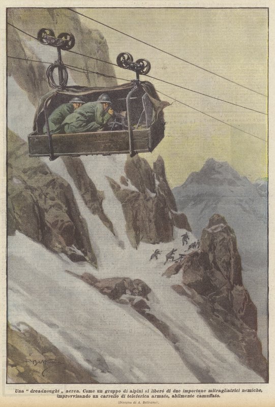 En dreadnought aerea af Achille Beltrame