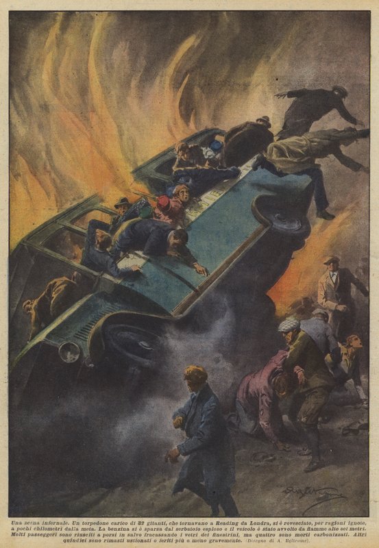 En helvedes scene af Achille Beltrame