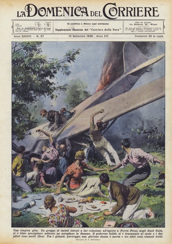 En tragisk udflugt af Achille Beltrame