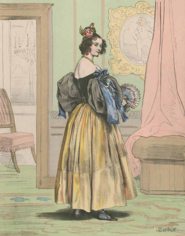 Midnat af Achille Devéria