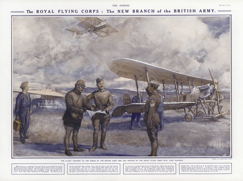 The Royal Flying Corps: den nye gren af den britiske hær af Addison Thomas Millar