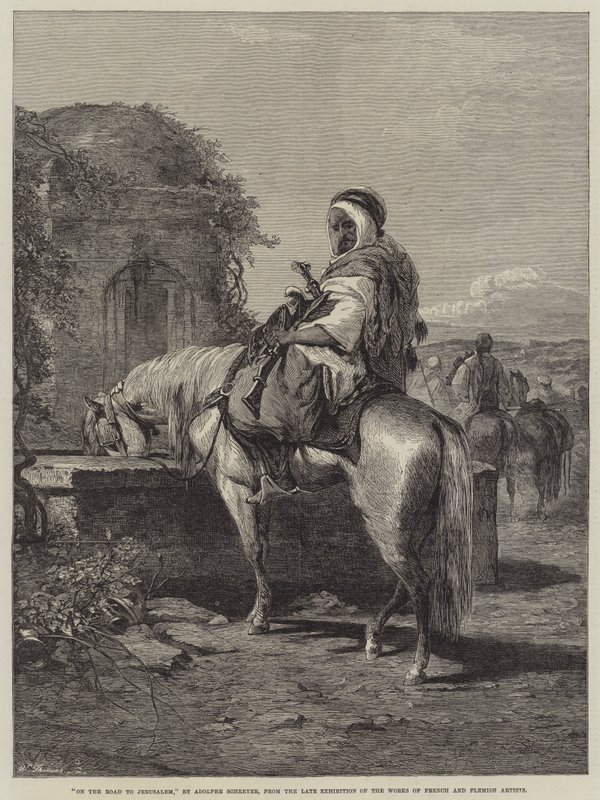På vej til Jerusalem af Adolf Schreyer
