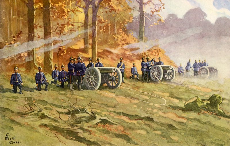 German Army heavy artillerydani af Adolf Closs