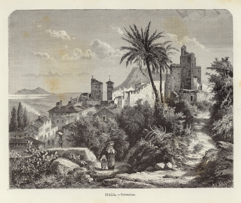 Italien - Terracina af Adolf Closs