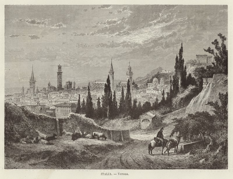 Italien - Verona af Adolf Closs
