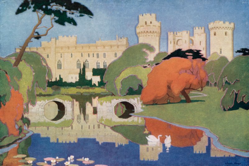 Warwick Castle af Adrian Scott Stokes