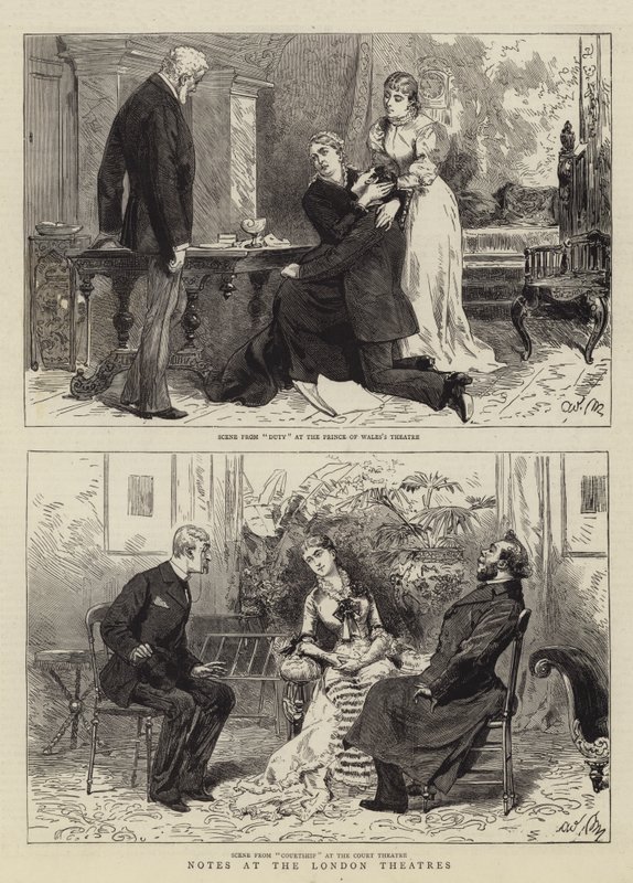 Noter på London Theatres af Adrien Emmanuel Marie