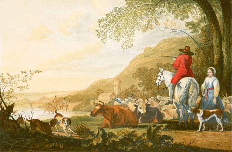 Landskab - Aften. af Aelbert Cuyp