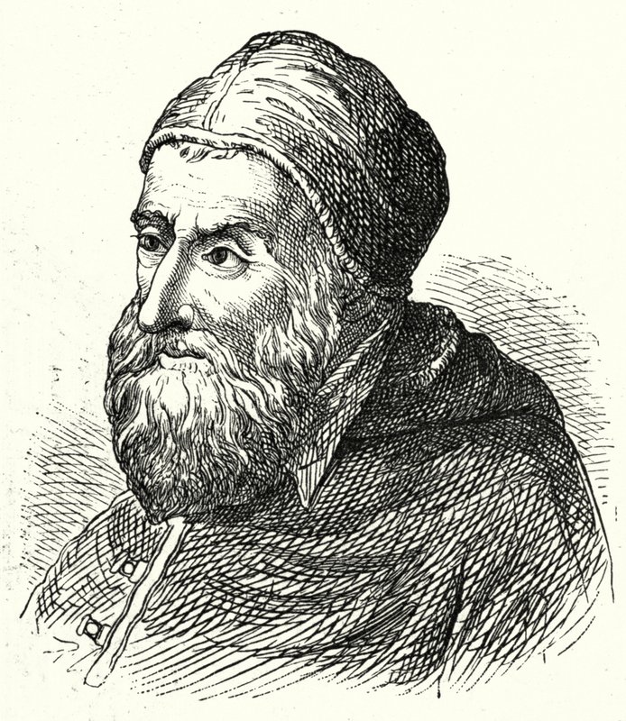 Pave Sixtus IV (stik) af Agostino Musi