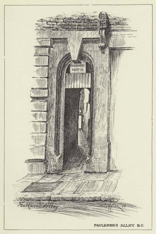 Faulkners Alley, EC af Alan Stapleton