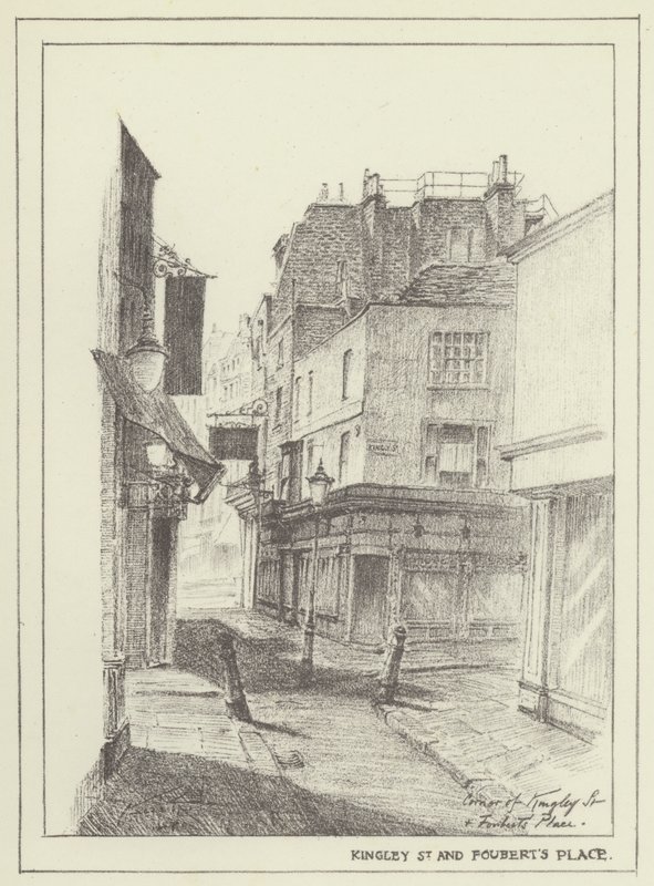 Kingly Street og Fouberts Place af Alan Stapleton
