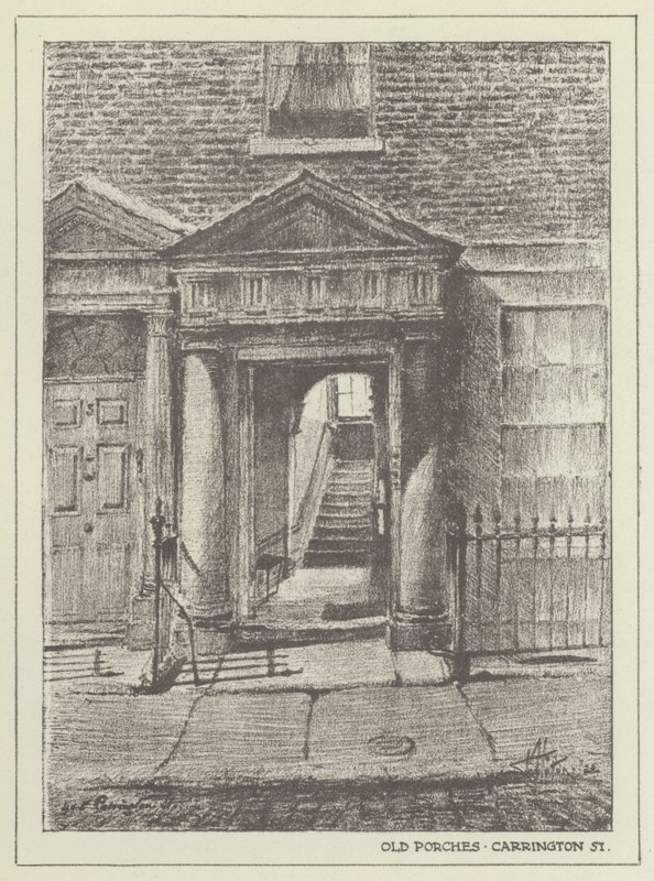 Old Porches, Carrington Street af Alan Stapleton