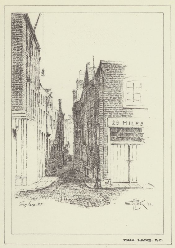 Trig Lane, EC af Alan Stapleton