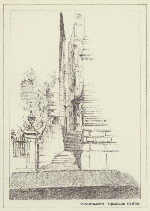 Garderobe Terrassetrin af Alan Stapleton