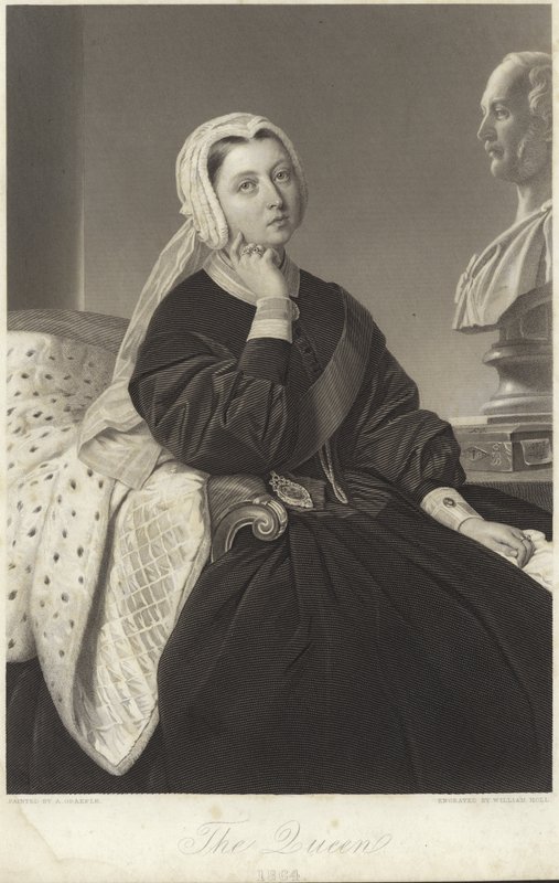 Portræt af dronning Victoria af Albert Graefle