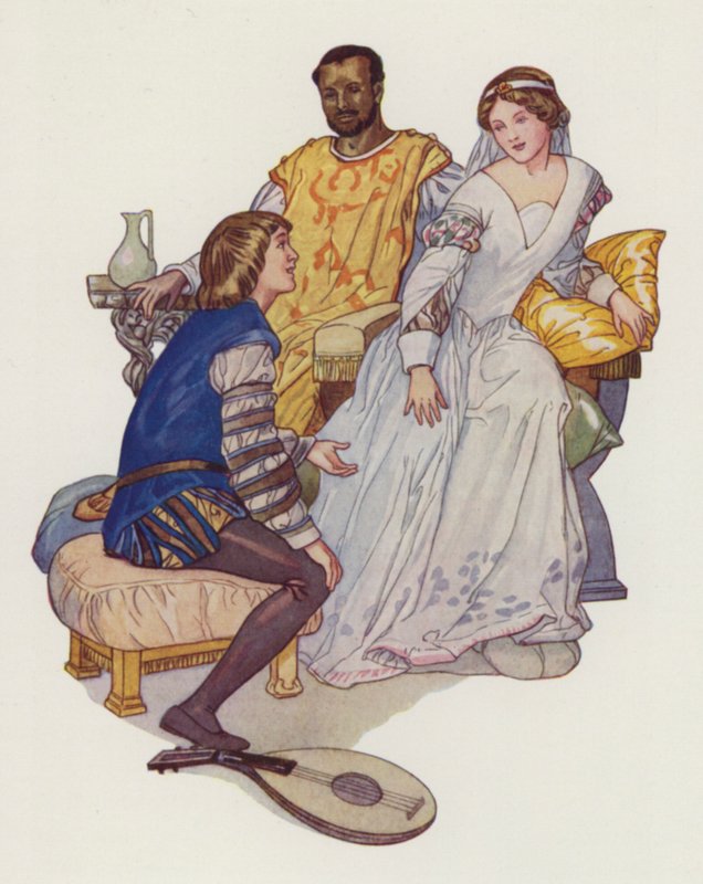 Shakespeare: Othello (farve litho) af Albert Edward Jackson
