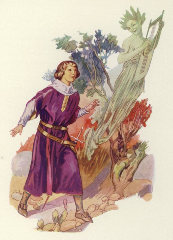 Shakespeare: The Tempest (farve litho) af Albert Edward Jackson