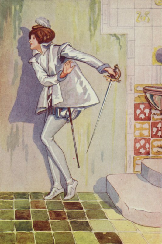 Shakespeare: Twelfth Night (color litho) af Albert Edward Jackson