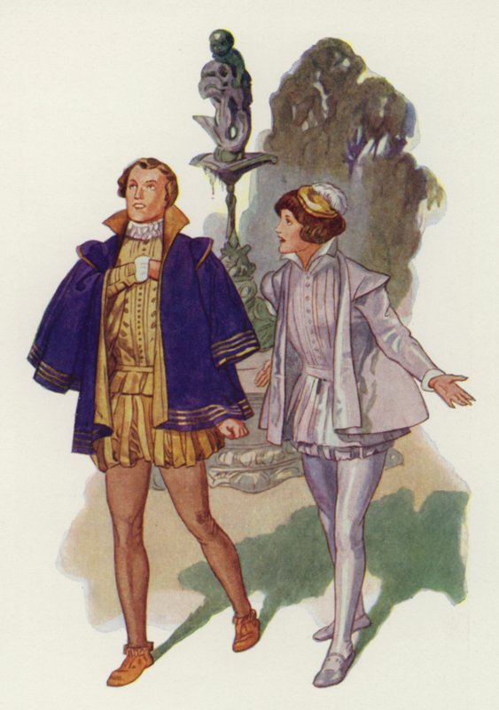 Shakespeare: Twelfth Night (color litho) af Albert Edward Jackson