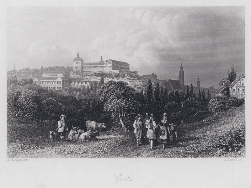 Gotha (gravering) af Albert Henry Payne