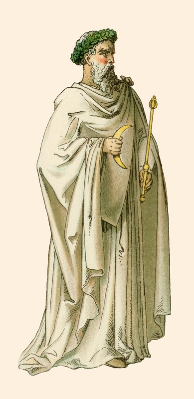 Druide i dommerkostume af Albert Kretschmer