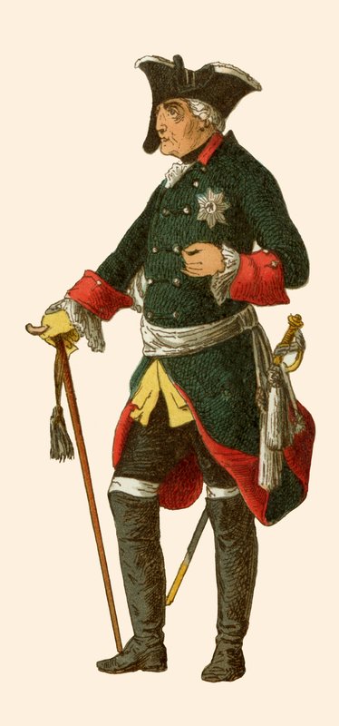 Frederik II, den Store af Albert Kretschmer