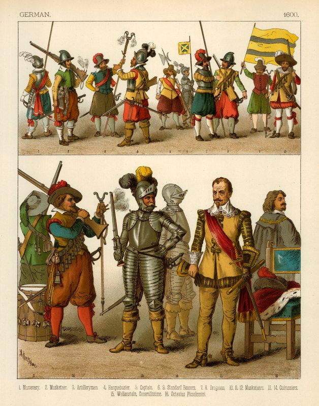 Tyske kostumer 1600 af Albert Kretschmer