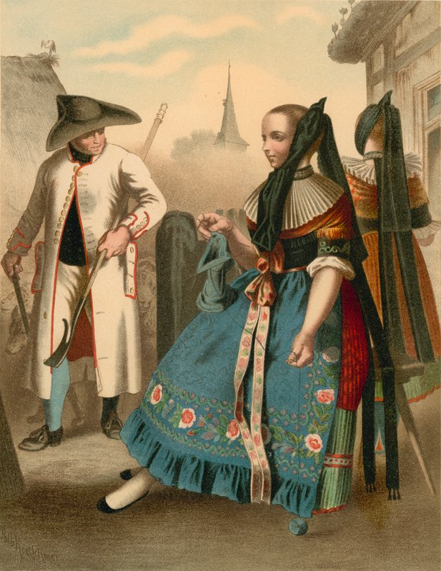 Tysk kostume, Braunschweig af Albert Kretschmer