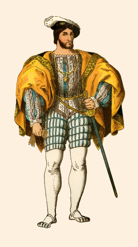 Kong Frans I af Frankrig, 1547 af Albert Kretschmer
