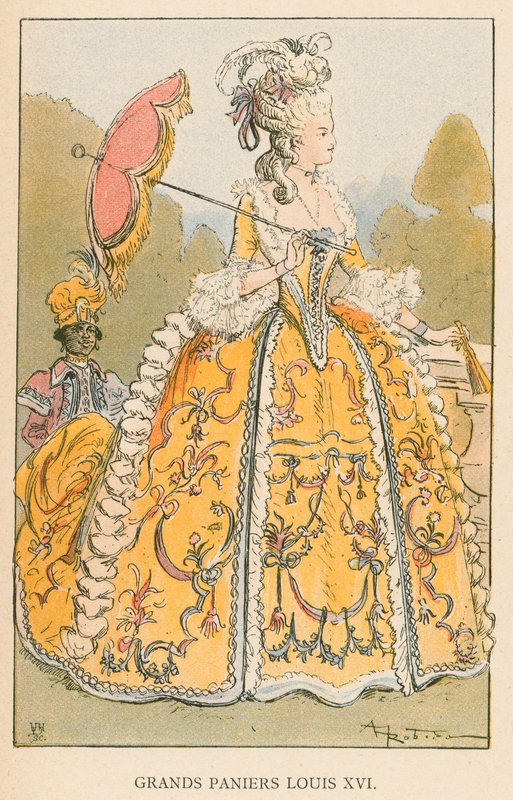 Store Louis XVI-kurve af Albert Robida