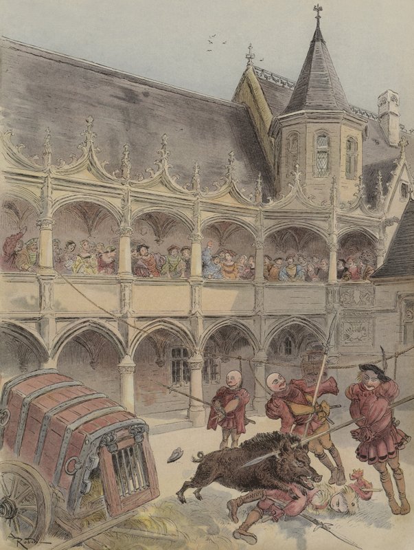 Amboise-svinet af Albert Robida