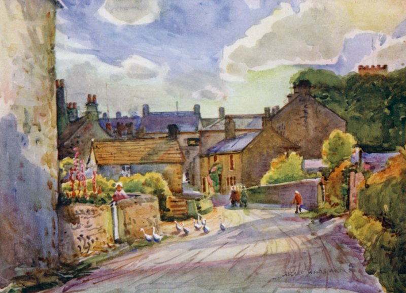 Chipping (farve litho) af Albert Woods