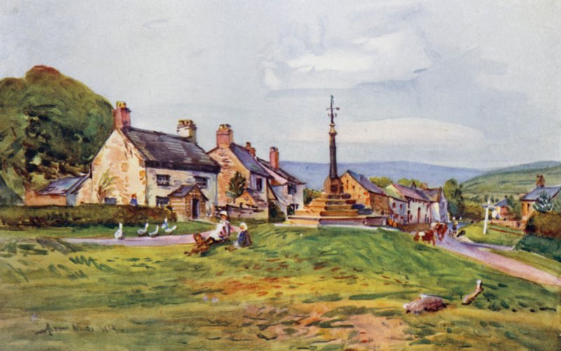 Inglewhite (farve litho) af Albert Woods
