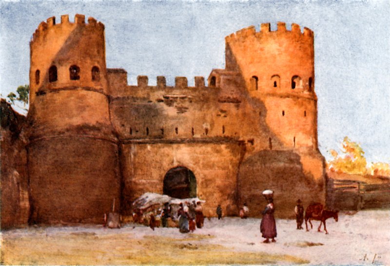 Porta San Paolo af Alberto Pisa