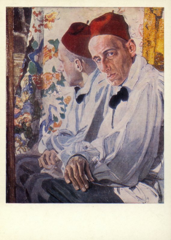 Vsevolod Meyerhold, russisk skuespiller af Aleksandr Jakovlevic Golovin