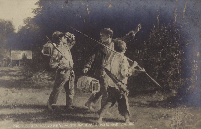 Fuglefjender, 1887 af Aleksei Ivanovich Korzukhin