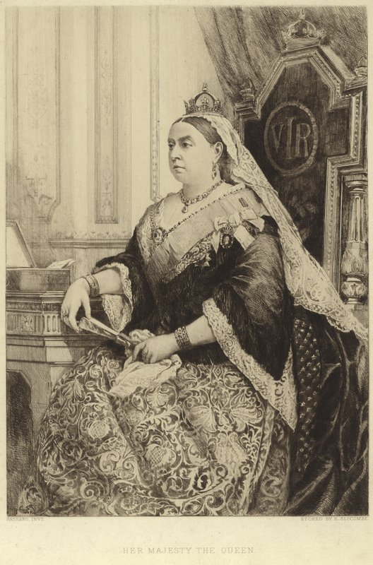 Portræt af dronning Victoria af Alexander Bassano