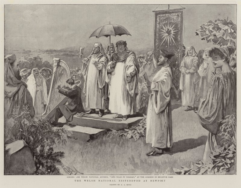 Den walisiske nationale Eisteddfod i Newport af Alexander Stuart Boyd